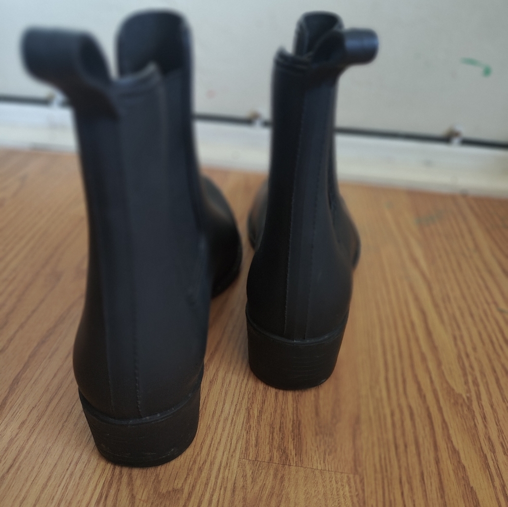 Jeffrey Campbell 'Stormy' Rain Boot (Women) Color: Black Matte - Picture 6 of 8